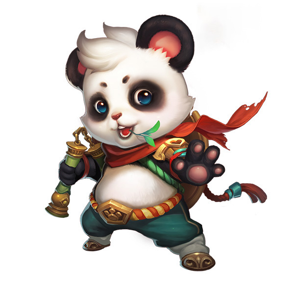 大熊貓卡通形象設計_高瑞品牌