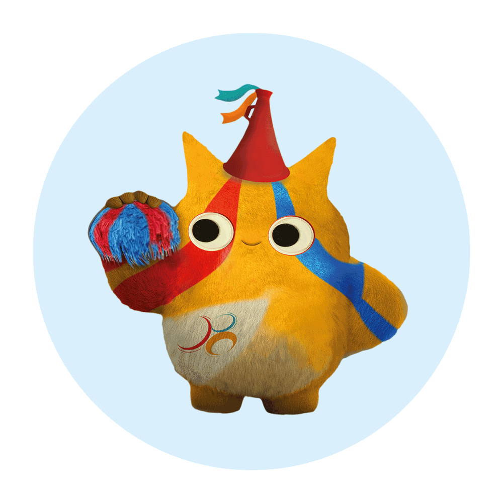 第八屆全港運(yùn)動(dòng)會吉祥物啦啦仔_高瑞品牌